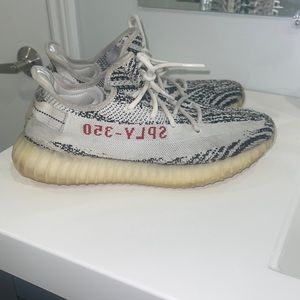 Zebra Yeezys used